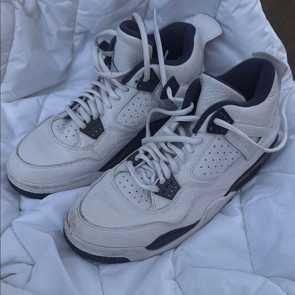 Jordans White and Black Sneakers